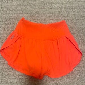 Free people movement game time shorts orange size xs